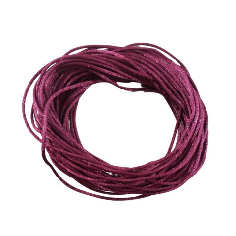 Fio Rabo de Rato 1mm Vinho 037 - 10 metros