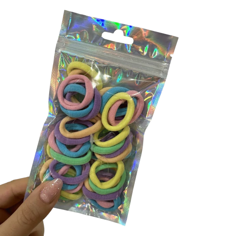 Elástico Tipo Meia (2,5cm) Pacote Misto Candy 