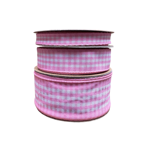 Fita Sinimbu Xadrez Rosa Cor 03 - 10 Metros Henrikei Artes