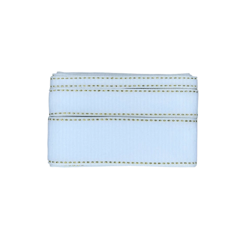 Fita Gorgorão Pesponto Dourado Henirkei Artes 