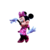 Aplique Minnie Rosa Grande Curvada Acrílico Henrikei Artes