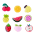 Aplique Plano Glitter Mix Frutas (TAM M) - 9 Unidades