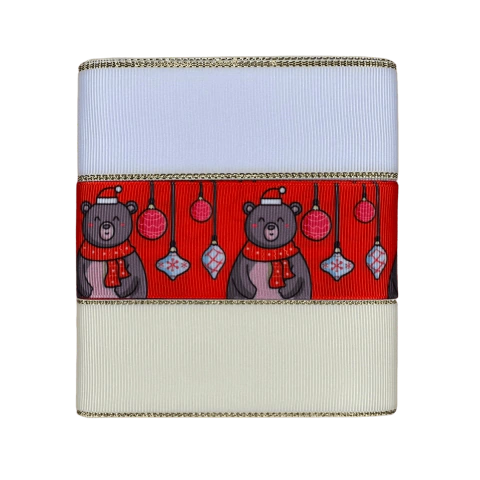 Kit de Fita Festas  Cód 126 (38mm) 6 Metros - 2 Metros de Cada 