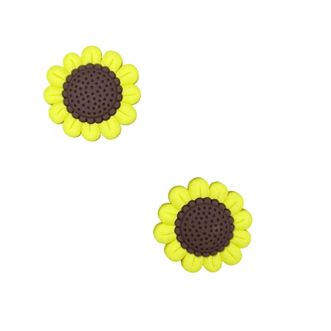 Aplique Emborrachado Girassol Miolho Grande (3,8 cm) - 2 Unidades - comprar online