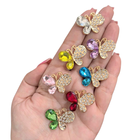 Aplique Borboleta para laços Henrikei Artes