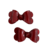Aplique Laço Acrílico Glitter Fino (5 cm) Cor Vermelho Loja Henrikei Artes