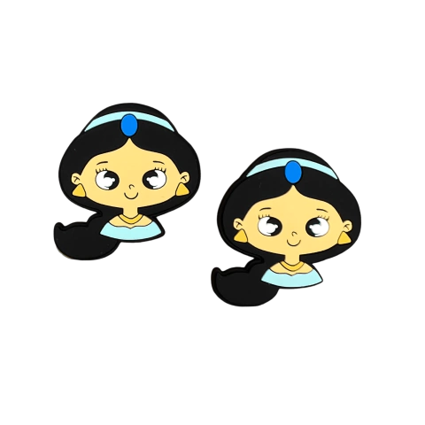 Aplique princesa jasmine materiais para laços henrikei artes