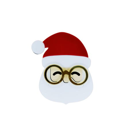 Aplique papai Noel Para laços Henrikei Artes