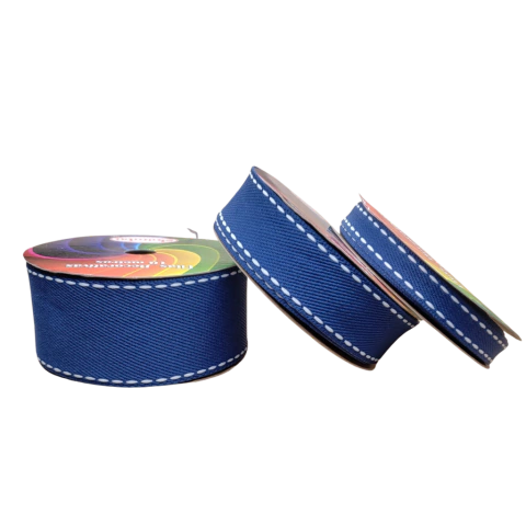 Fita Jeans Azul Escuro Pespontada Henrikei Artes