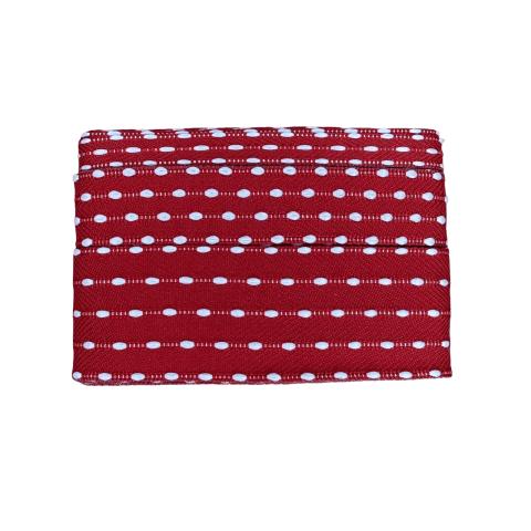 Kit Fita Pesponto Sinimbu Pompom Vermelho (6 Metros) Loja Henrikei Artes