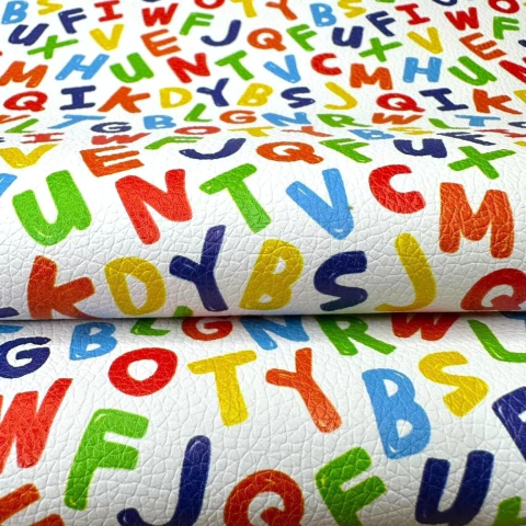 Lonita PVC Escolar Abecedário Colorido (24x39cm) - 1 Unidade 