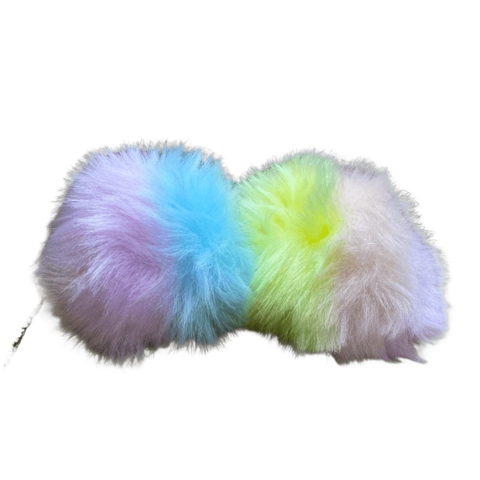 Pompom Pelúcia Tam (7cm) Multicor Candy Versão 1 - 2 Unidades