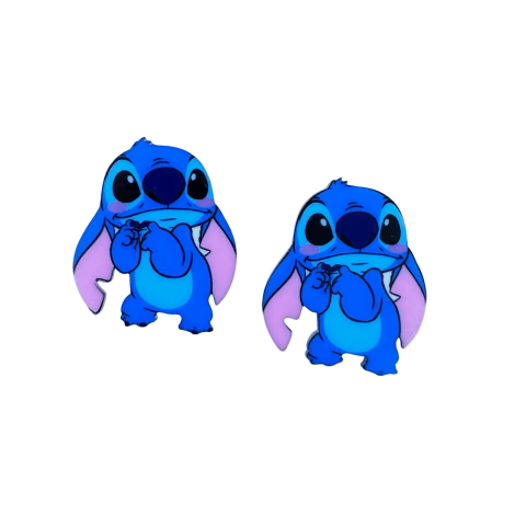 Aplique Stitch (4 cm) Acrílico Henrikei Artes