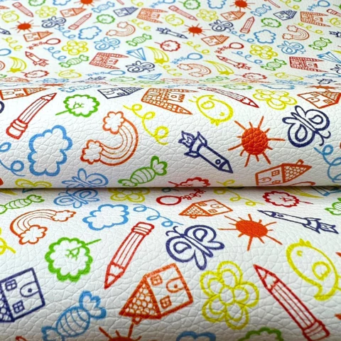 Lonita PVC Escolar Desenhos Infantis (24x39cm) - 1 Unidade 