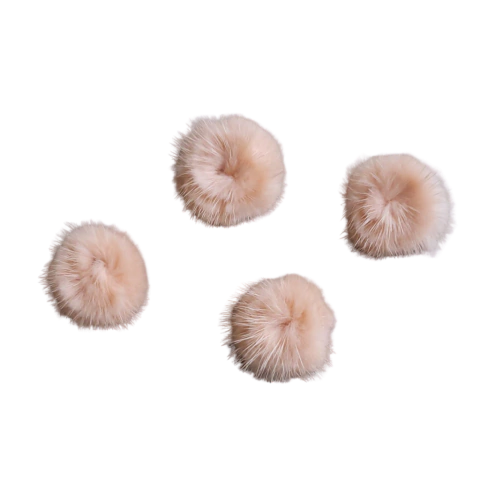 Pompom Achatado de Pelúcia 2,5 cm Henrikei Artes