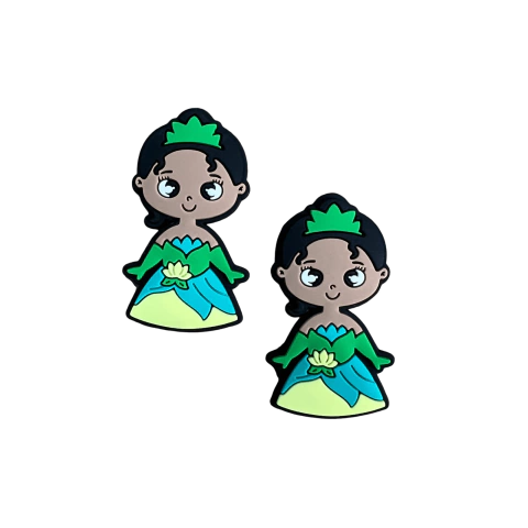 Aplique Princesa Tiana Emborrachado (4cm) Versão 2 Loja Henrikei Artes