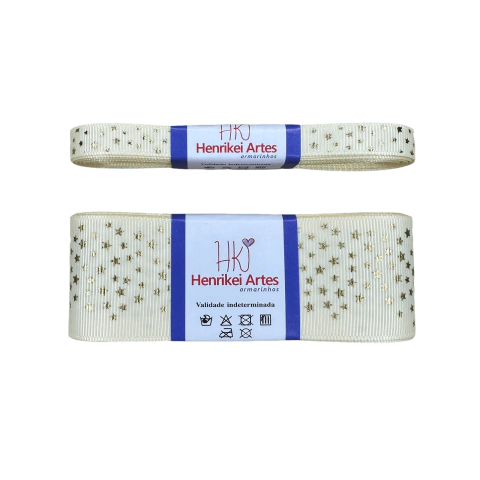 Fita Yama Foil Estrela Versão 2 Cor 824 Manteiga Loja Henrikei Artes
