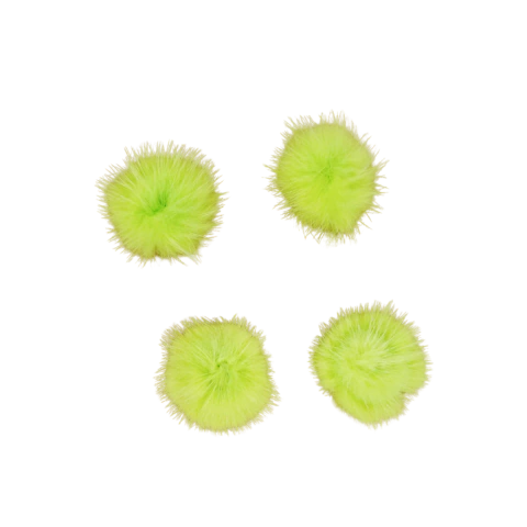 Pompom Achatado de Pelúcia 2,5 cm Henrikei Artes