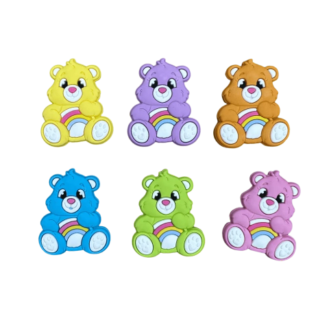 Aplique Kit Ursinhos Carinhosos (4 cm) Henrikei Artes