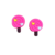 Aplique Pirulito Rosa Neon Coração Loja Henrikei Artes