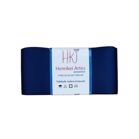 Fita de Gorgorão Yama (52mm) Cor Azul Marinho 370 - 3 metros