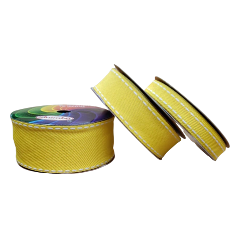 Fita Jeans Pesponto Branco Henrikei Artes