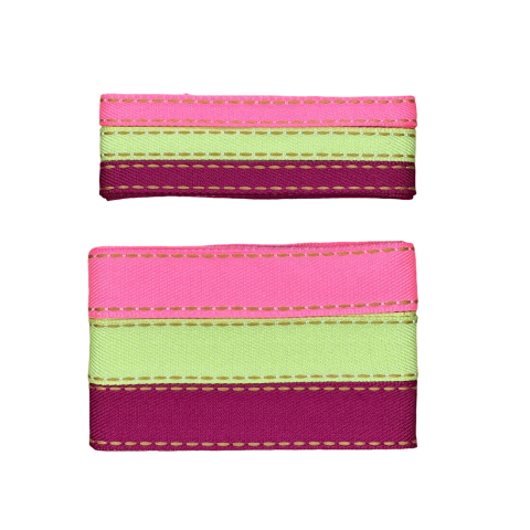 Kit de Fita Sinimbu Jeans Pesponto Verão (10 e 22mm) 6 Metros - 1 Metros de Cada