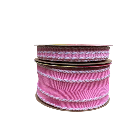 Fita Sinimbu Pesponto Corda Rosa Cor 03 - 10 Metros