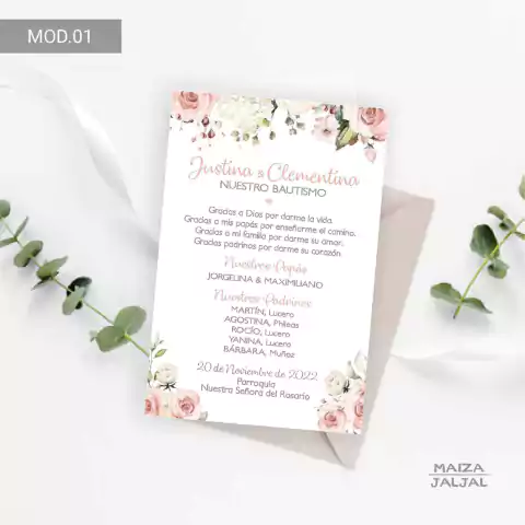 ESTAMPITAS MOD 01 bautismo