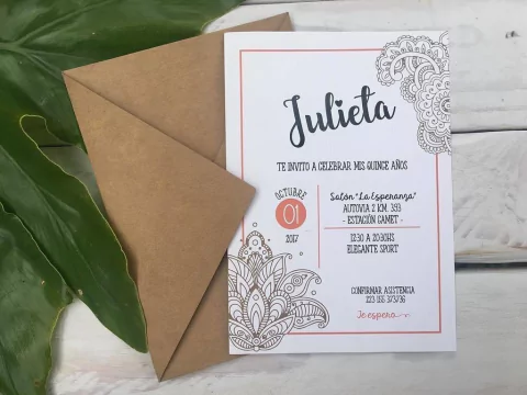 INVITACIÓN JULIETA