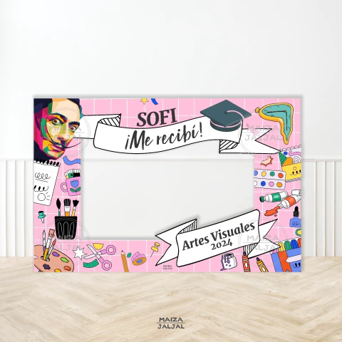 CARTEL RECIBIDA mod artes visuales - comprar online