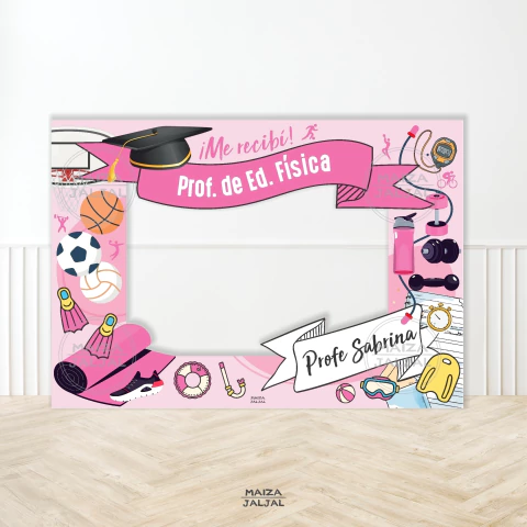 CARTEL RECIBIDA mod educación física 01 - comprar online