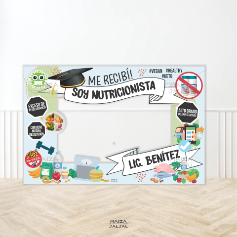 CARTEL RECIBIDA mod nutrición - comprar online