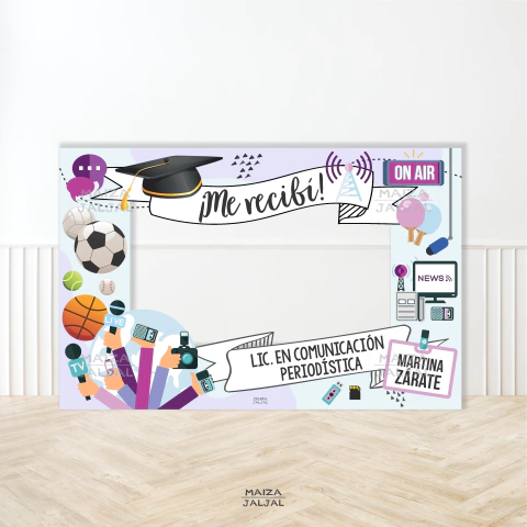 CARTEL RECIBIDA mod periodismo 2 - comprar online