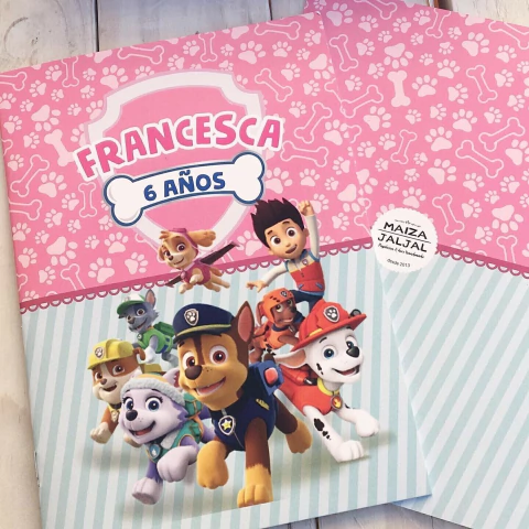 LIBRO para pintar PAW PATRO x12 unidades - comprar online