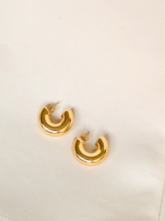 Argola de Tubo Maxi Semijoia - comprar online