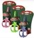 Tesoura Plástica De Modelar Massinhas Kit C/ 3 Peças