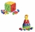 Kit 2 brinquedos didáticos educativos Girafa e Cubo