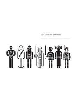 CUADERNO RAYADO- STARWARS - comprar online