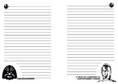 CUADERNO RAYADO- STARWARS