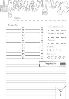 CUADERNO RECETARIO