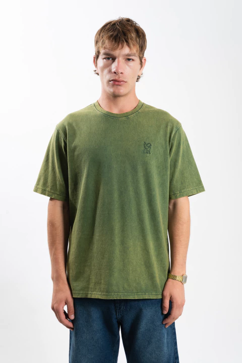 REMERA ACID WASH BORDADA - comprar online