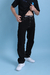 PANTALON NEGRO COSTURA BLANCA