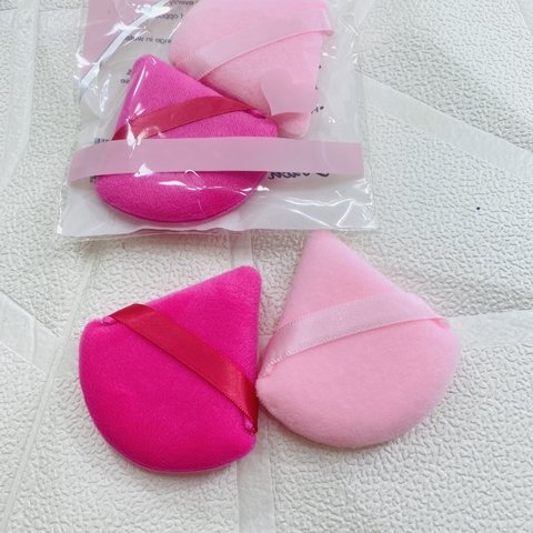 Duo de esponjinha para pó triangular - cores sortidas