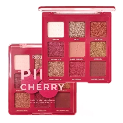Paleta De Sombras Pink Cherry Ruby Rose