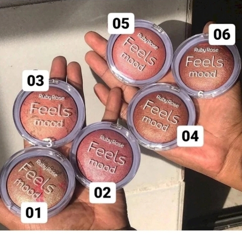 Blush Marble Baked linha feels mood - Ruby Rose - comprar online