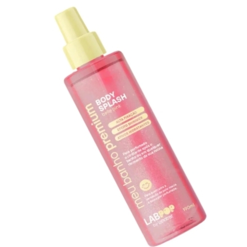 Body Splash com glow Labotrat - Belle Pink 190ml