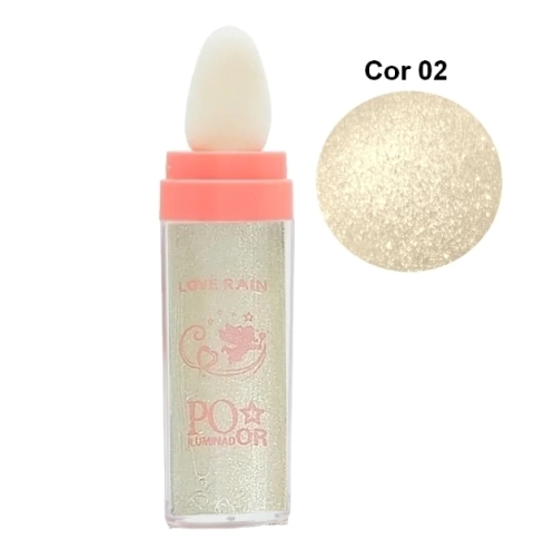 Pó Iluminador Cor 02 Love Rain – Corpo, Rosto, Olhos - comprar online