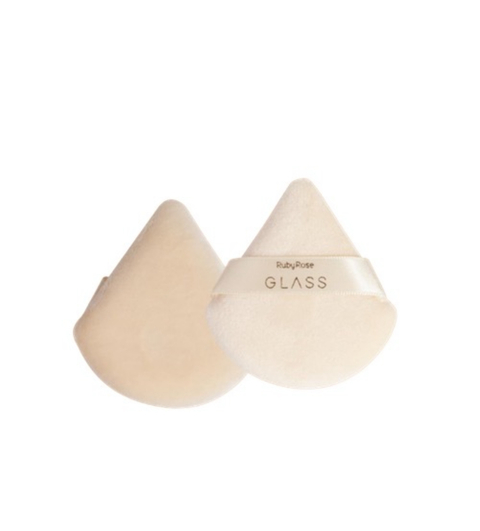 Esponja triangular para pó glass unitária - Ruby Rose