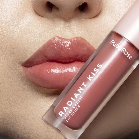 lip gloss ruby rose radiant kiss RK50 - linha rosa
